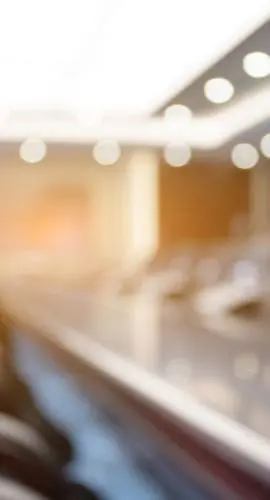 Blurred background of meeting room