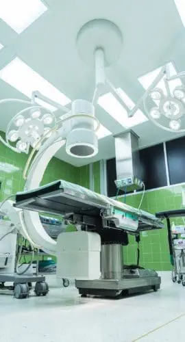 View of operating room