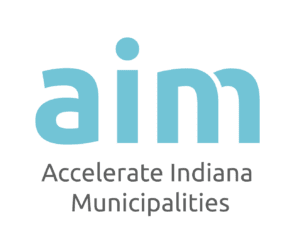 Logo of AIM with the text 
